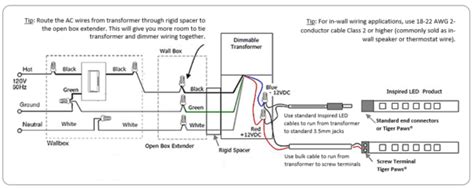 led  cabinet lighting wiring diagram