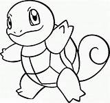 Squirtle Pokemon Educative sketch template
