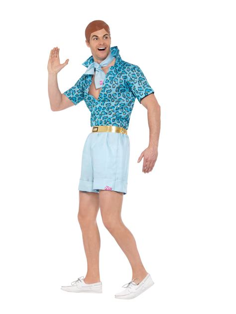 mens ken doll barbie costume safari ken  adult fancy dress outfit