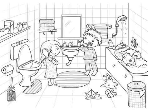 hygiene coloring pages raeltaygen