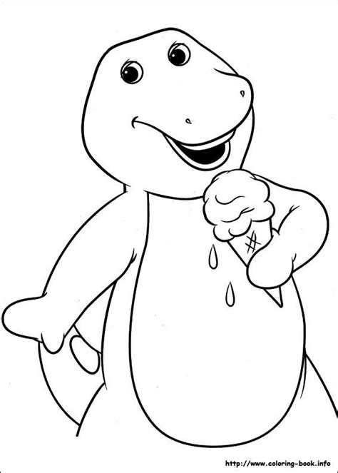 barney  friends coloring picture coloring pictures cartoon