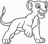 Nala Simba Coloring Pages Baby Getcolorings Print sketch template