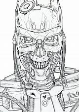 Terminator Predator Directed Began sketch template