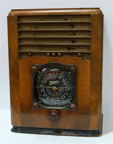 antique zenith multiband console radio