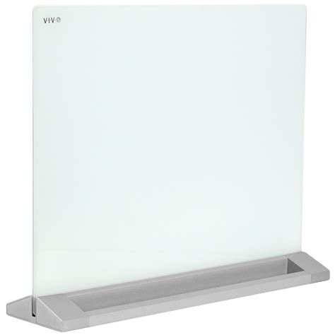 Vivo Glass Dry Erase Board Desktop Divider 23 X 19 Whiteboard