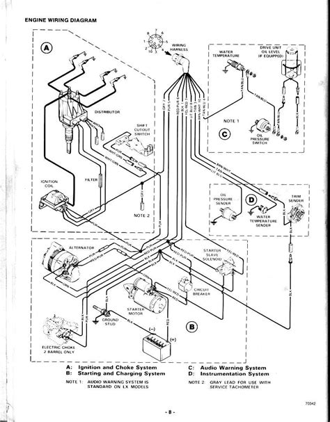 alternator wiring diagram mercruiser