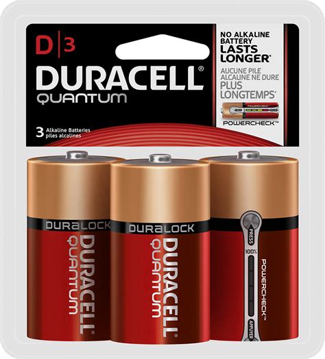 Best Buy Duracell Quantum D Batteries 3 Pack Qu1300b3
