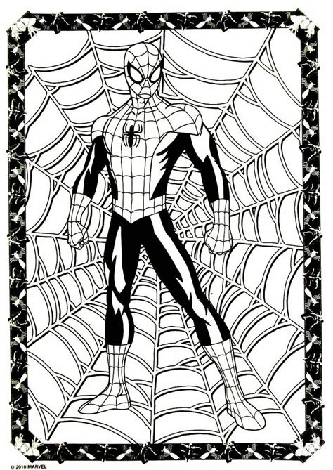 epingle sur spiderman coloring book art