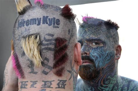 ink land king body art the extreme ink ite has silicone skull implanted into chest daily star