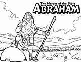 Abraham Coloring Bible Pages Heroes School Sunday Colouring Drawing Printable Kids Sheets Figures Barn Netart Getdrawings Books Getcolorings Template Faith sketch template