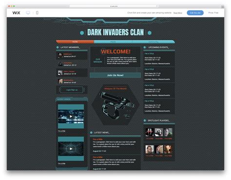 clan website templates html wordpress  colorlib
