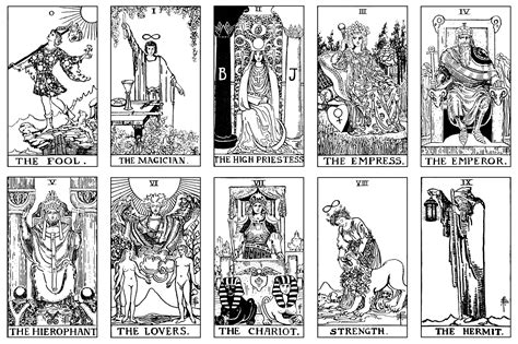 printable tarot coloring pages ailleadesola