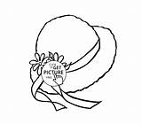 Hat Coloring Pages Girls Printable Colouring Henry Horrid Hats Kids Clipart Summer Color Sun Sheets Template Print Top Bonnet Clip sketch template