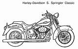 Coloring Motorcycle Pages Print Drawing Motorbike Harley Davidson Motorcycles Printable Colouring Getdrawings Visit sketch template