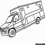 Ambulance Paramedic Emt Ambulancia Samu Ariel Thecolor Colorier Colorironline Coloringhome Ambulância sketch template