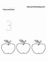 Worksheets Number Preschool Printable Three Math Worksheet Kindergarten Tracing Trace Counting Count Coloring Animals Apples Worksheeto Color Via Writing Learn sketch template