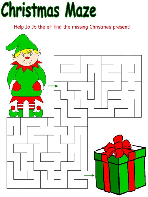 christmas themed mazes coloring pages word search fun christmas