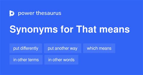 means synonyms  words  phrases   means