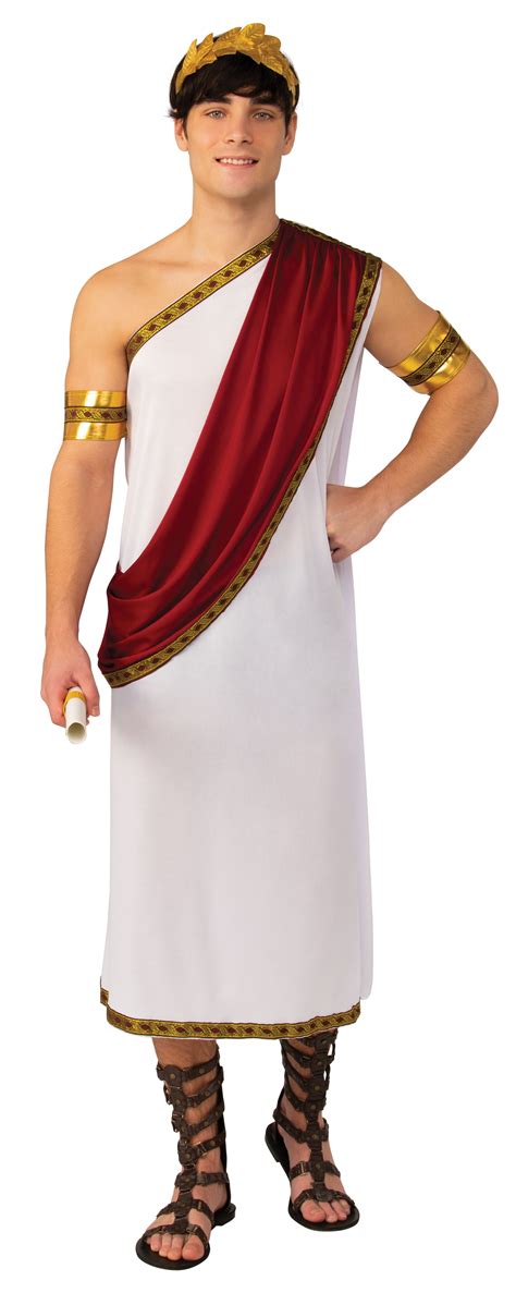 Toga Costume Mens Ladies Greek Roman Fancy Dress Adults Grecian Goddess