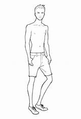 Male Figure Drawing Sketch Body Draw Man Fashion Skinny Mens Men Sketches Drawings Figures Paintingvalley Ca sketch template