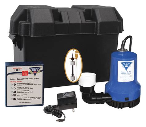 phcc pro series battery backup sump pump  hp  dc    fnpt discharge nephcc