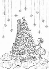 Christmas Coloring Pages Adults Pdf Sheets Color Getcolorings Printable sketch template