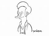 Apu Simpsons Draw Character sketch template