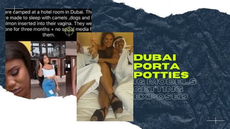Dubai Porta Potties Ig Models Getting Exposed Youtube
