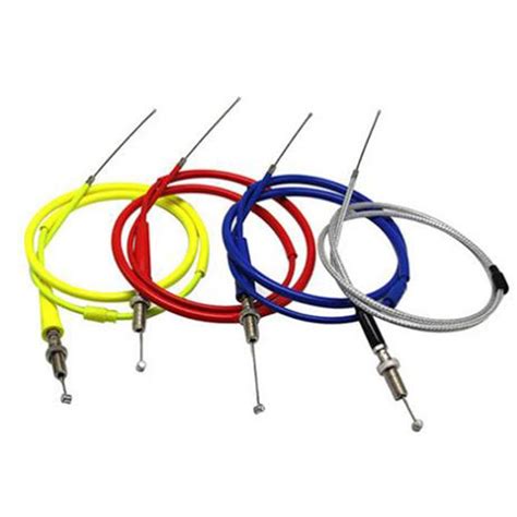 stainless steel braided throttle cable kit universal easy installation ebay
