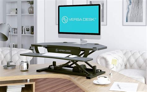 buy versadesk usa manufactured power pro corner  electric height adjustable standing desk