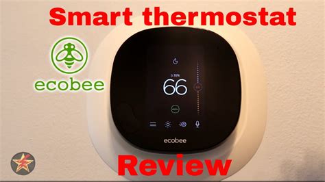ecobee smart thermostat  voice control aka ecobee  review youtube