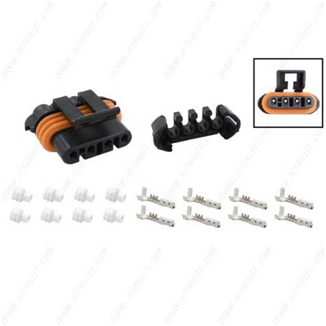 gm ls  oxygen sensor flat  wire female connector component kit