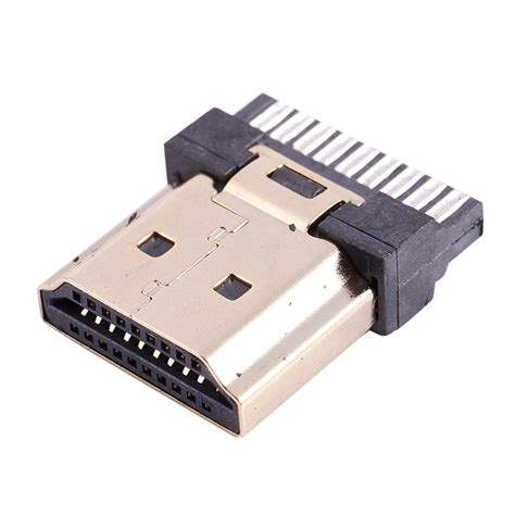 pcs hdmi male  pins  type solder plug termination repair replace ct  ebay