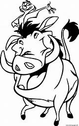 Pumbaa Timon sketch template