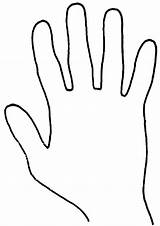 Hand Template Print Palm Fill Kids Templates Activities Palmistry Bunch Modify Please Palms Choose Board sketch template
