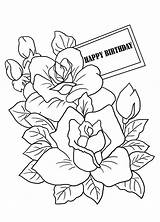 Coloring Mothers Birthday Pages Mother Flowers Sheet Flower Colouring Printable Happy Sheets Drawings Cards Clipartqueen Adults Kids Cute sketch template
