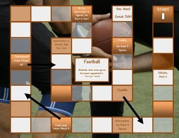 football game board template  teaching  heart  texas tpt