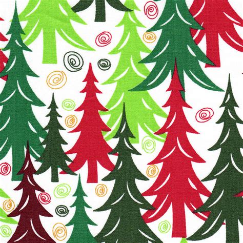 christmas tree fabric print  christmas fabric wholesale