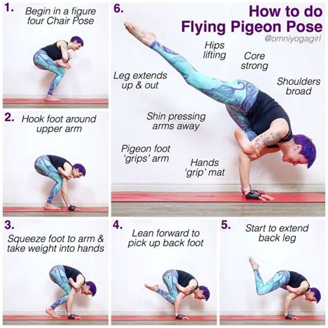 flying pigeon pose yoga