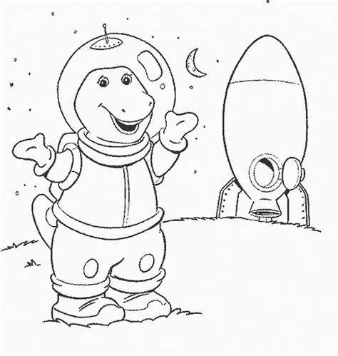 barney coloring pages books    printable