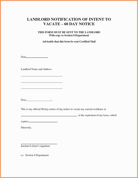 blank eviction notice printable printable templates