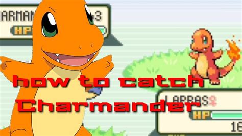 catch charmander  pokemon fire red youtube