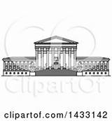 Supreme Court Building Drawing Royalty Vector Styled Landmark States United Line American Coloring Pages Tradition Sm Clip Paintingvalley sketch template