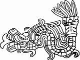 Quetzalcoatl Aztec Mayan Drawing Tattoo Serpent Temple Clip Designs Getdrawings Clipartmag sketch template
