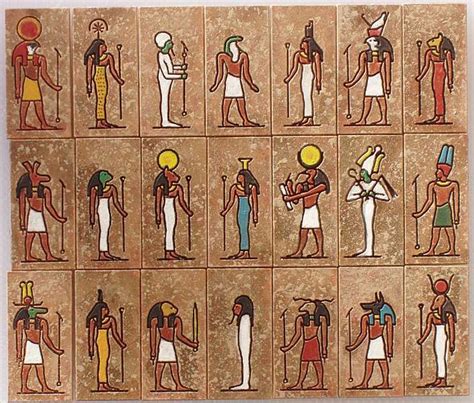 mythology egyptian gods and goddesses visual ly
