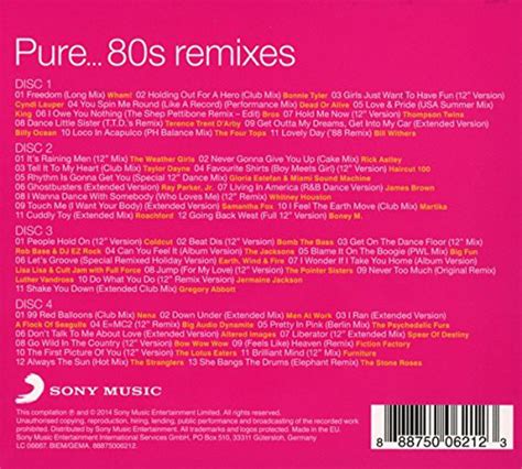 Various Pure 80s Remixes Cd At Discogs