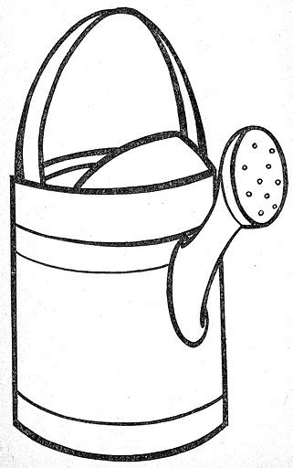 watering  coloring pages  kids clipart  clipart