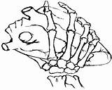 Hand Skeleton Drawing Getdrawings sketch template