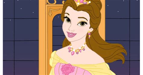 Belle Fancy Dress Up Game 2 Disney Princess Beauty Parlour