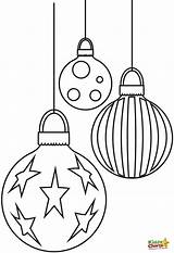 Christmas Coloring Pages Baubles Printable Kiddycharts Kids Ornament Adults Printables Sheets Kleurplaten Template Kerst Templates Colouring Color Bauble Outline Holiday sketch template